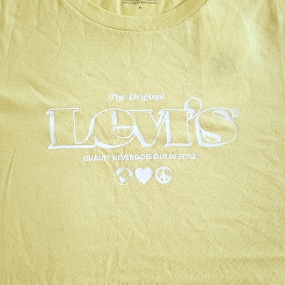 Levi's Lemon🍋 Yellow Logo Tee👕 - NWT - Picture 12 of 15